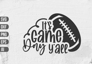 It's Game Day Y'all SVG