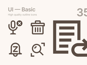 UI — Basic icons preview picture