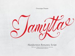 Jamytta | Romantic Script preview picture