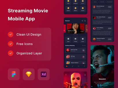 Streaming Movie Mobile App