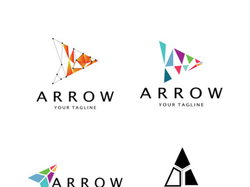 Arrow vector illustration icon Logo Template design preview picture