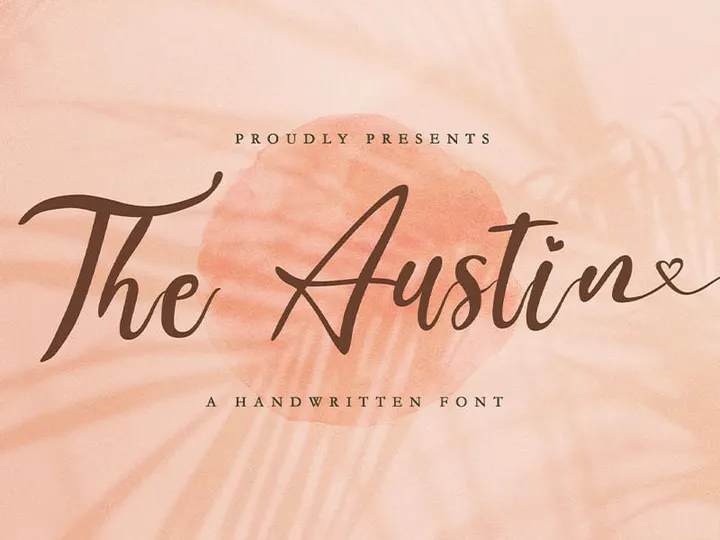 The Austin - Handwritten Script Font