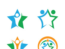 Star icon template vector illustration design