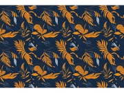 illustration features exotic jungle plants