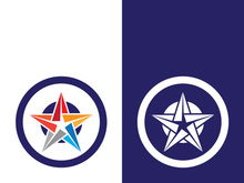 Star icon template vector illustration design