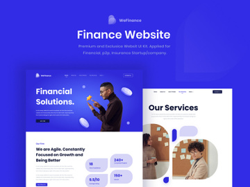 Website Finance Landing page [Figma] preview picture