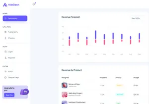 MatDash Free Vuetify NuxtJs Admin Dashboard Template