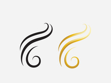 Hair woman and face logo and symbols