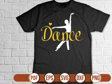 dance t shirt Design preview picture