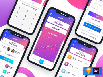 Crypto App Concept preview picture