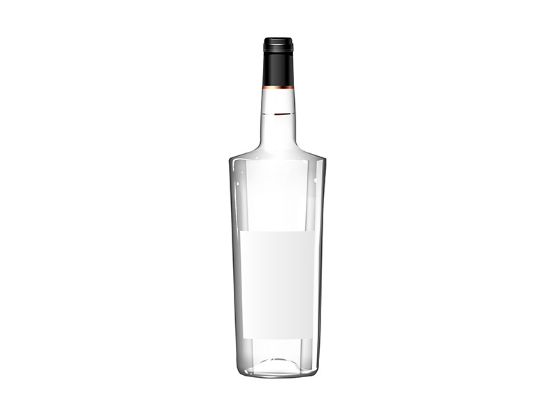 Premium vodka realistic product vector design