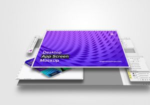 Desktop App Screen Mockup 01