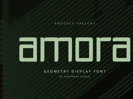 Amora - Display Font preview picture