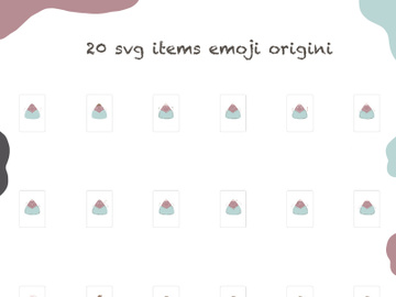 20 svg illustration stamps stickers icons images emoji origini preview picture