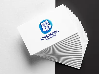 unique hippos - Logo Template