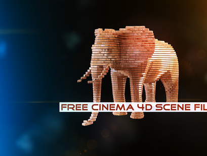 Slicer | Fully Rigged Free Cinema 4D Scene File