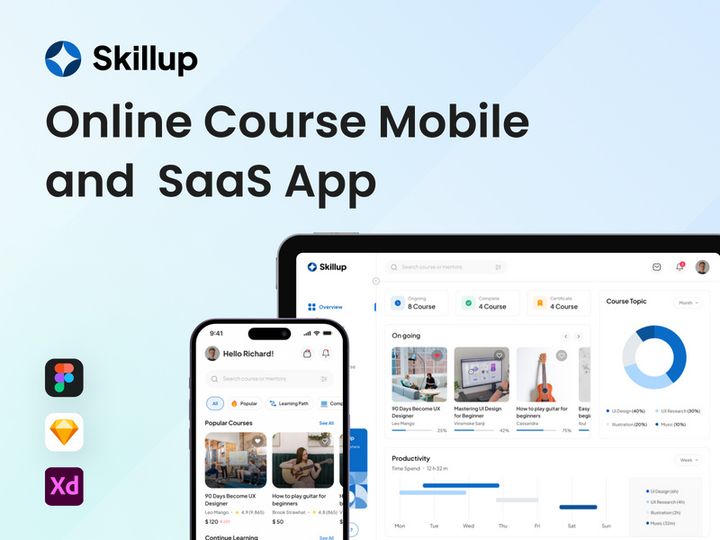 Skillup - Online Course Mobile and Saas App