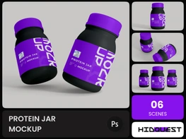 Protein Jar Mockup preview picture