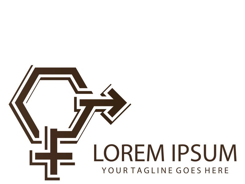 Gender logo design