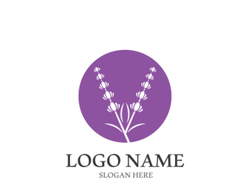 Lavender flower vector icon illustration design template preview picture