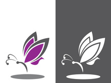 Butterfly logo icon vector design illustration