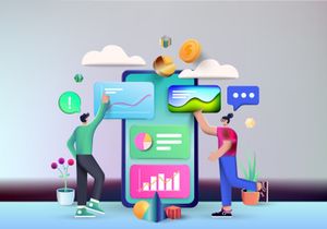 3D Business Team Startup Illustration 6 Header