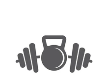 Gym Badge icon Fitness Logo Design