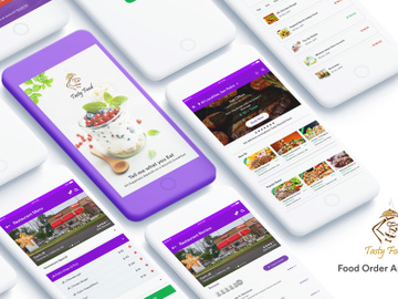 Tasty Food-Online Food Order Mobile App UI Kit preview picture
