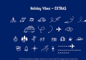 Holiday Vibes - Display Font