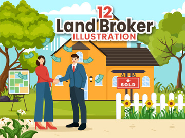 12 Land Broker Illustration preview picture