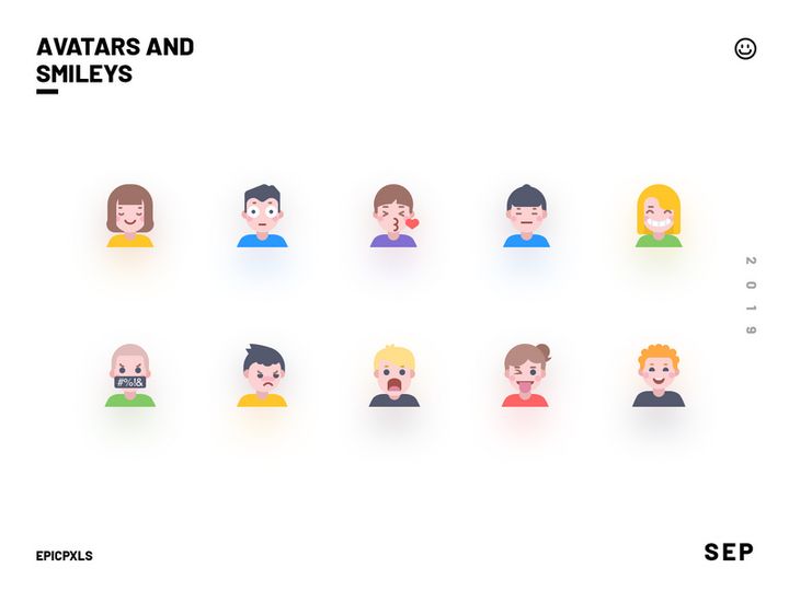 Avatars and Smileys Icons