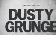 Dusty Grunge - Texture Display Font