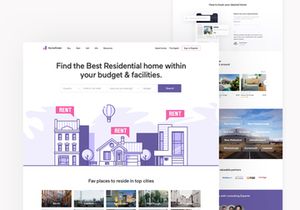 Migo app landing page pack