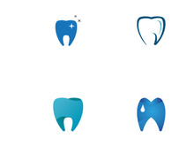 Dental abstract logo. Dental Health, dental care and dental clinic. Logo for health, dentist and clinic.