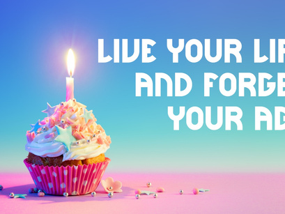 Stickers Birthday - Quirky Vintage Font