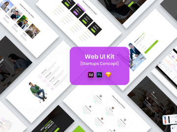 Web UI Kit Startups preview picture