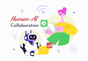 10 Human AI Collaboration Illustration