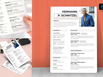 Resume CV Template-24 preview picture