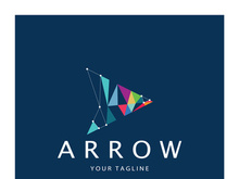 Arrow vector illustration icon Logo Template design