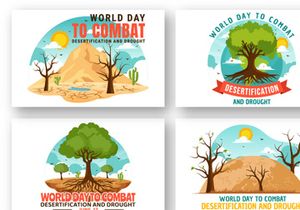 12 Day to Combat Desertification and Drought Illustration