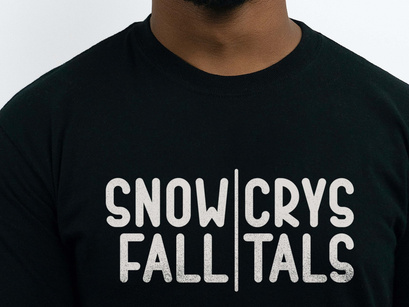 Snowfall Crystals - Cute Display Font