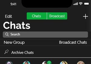 WhatsApp DarkMode Redesigned