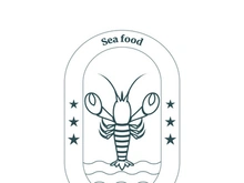 Vintage lobster logo