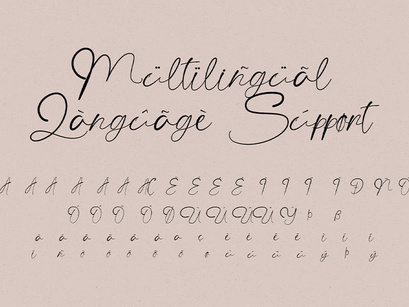 The Angellica - Modern Calligraphy Font