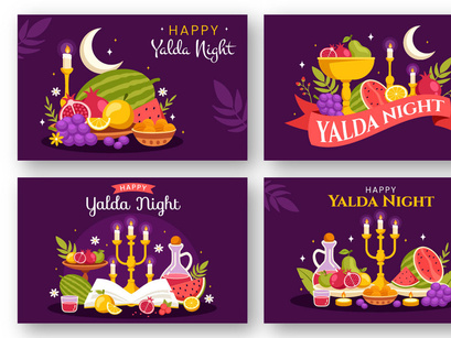 13 Happy Yalda Night Illustration