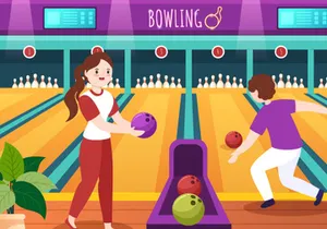 15 Bowling Game Illustration