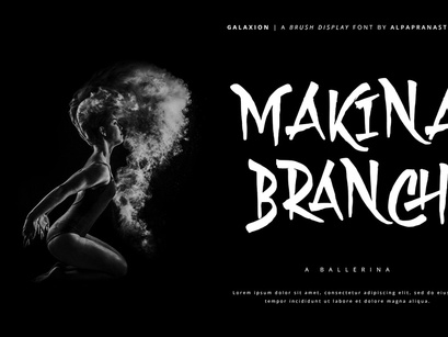 Galaxion - Brush Font