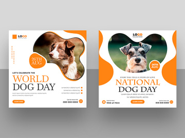 Dog Day Social Media Post Template Ver-2 preview picture