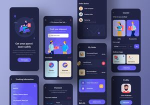 Courier Delivery Mobile Application Design