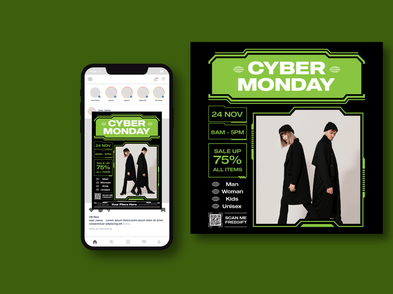 Cyber Monday Flyer